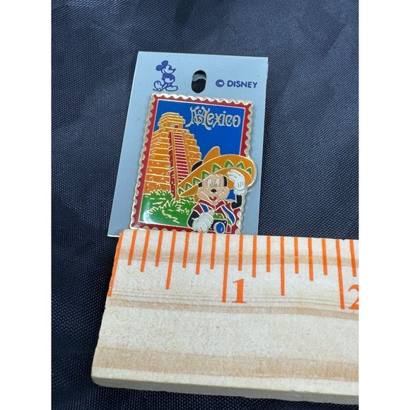 Epcot 15th Anniversary Stamp Series Disney Pin Mexico‎ Mickey - Picture 3 of 6